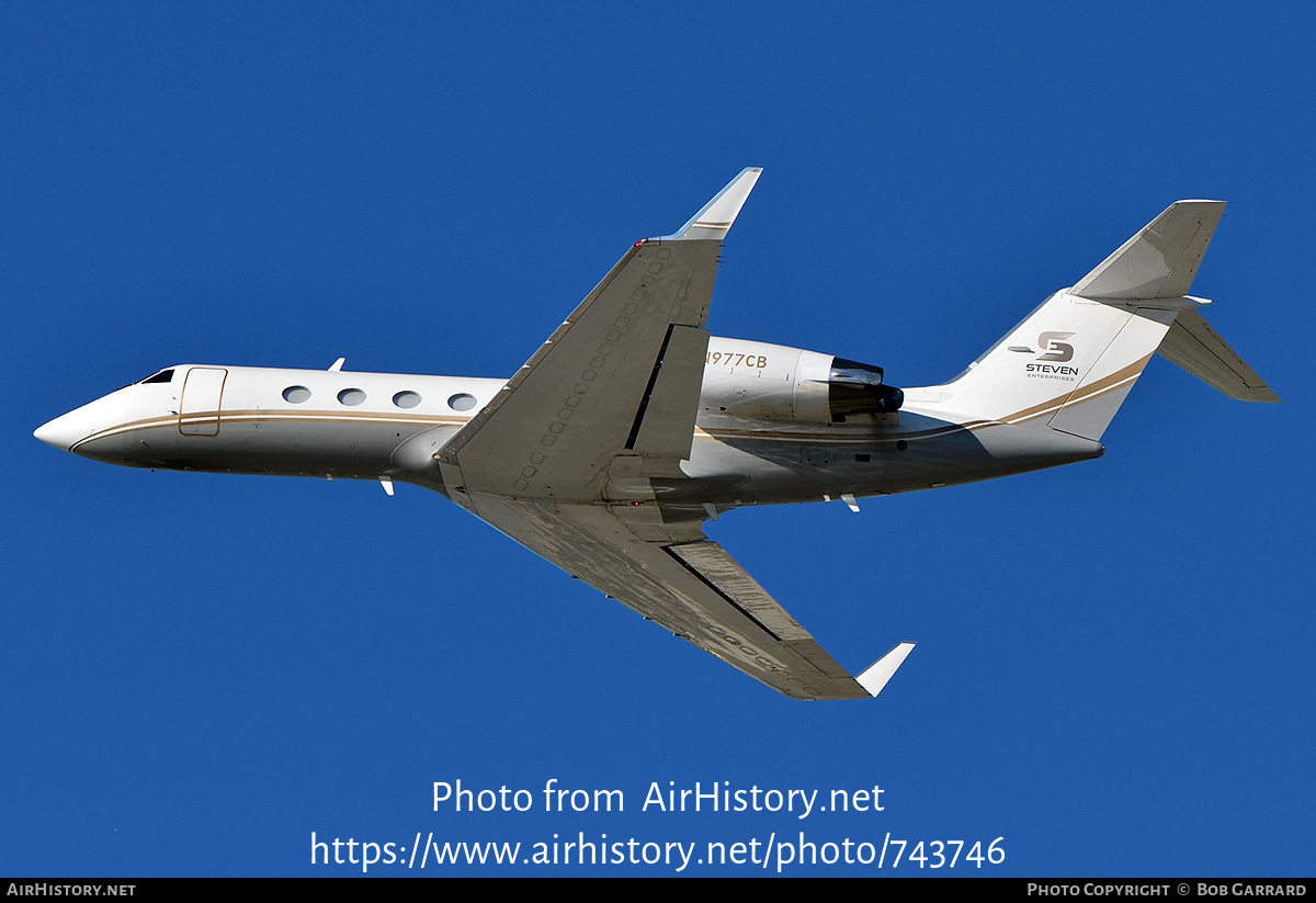 Aircraft Photo of N977CB | Gulfstream Aerospace G-IV Gulfstream IV-SP | Steven Enterprises | AirHistory.net #743746