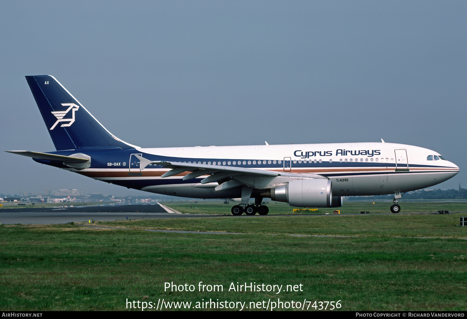 Aircraft Photo of 5B-DAX | Airbus A310-204 | Cyprus Airways | AirHistory.net #743756