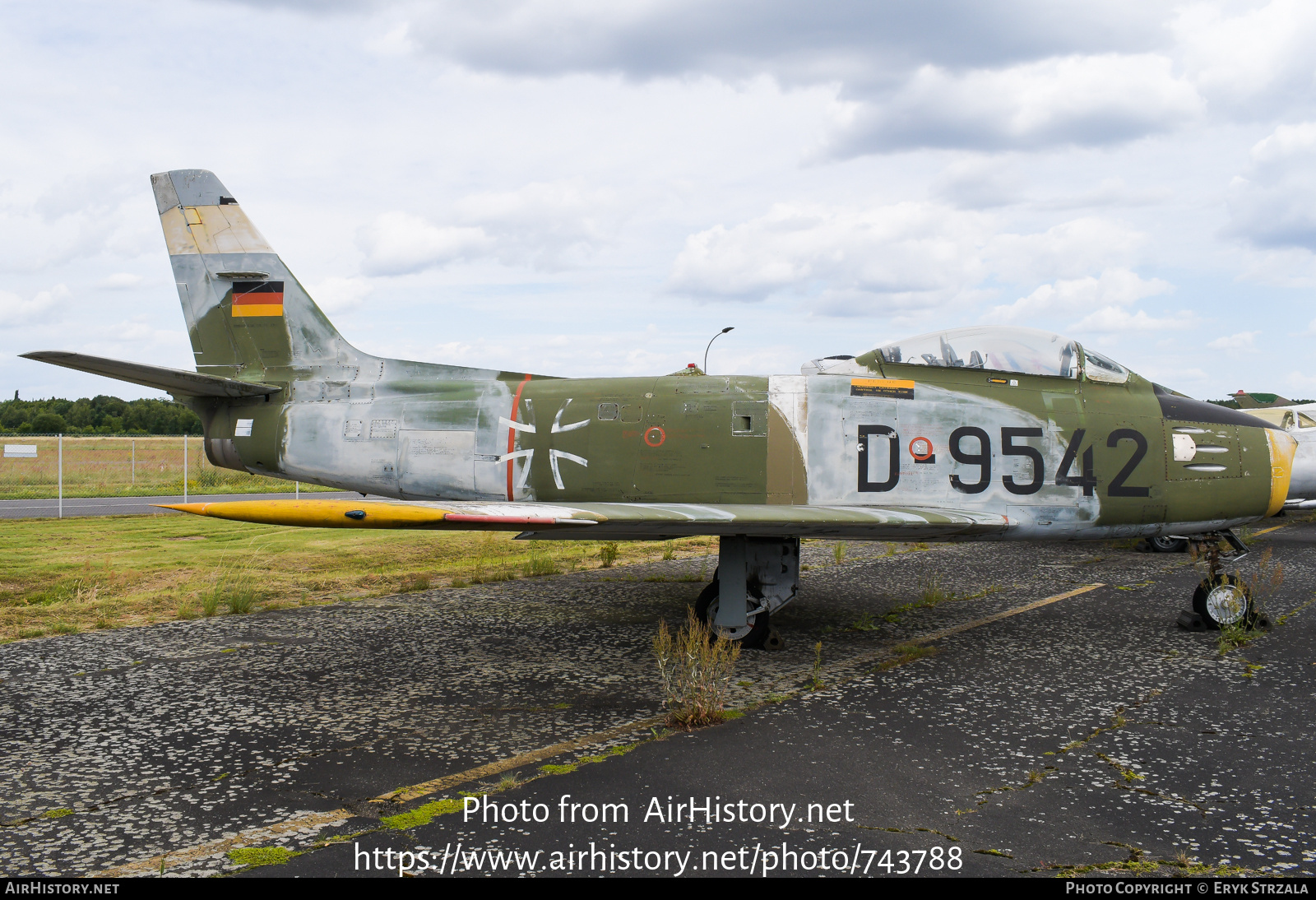 Aircraft Photo of D-9542 | Canadair CL-13B Sabre 6 | Germany - Air Force | AirHistory.net #743788