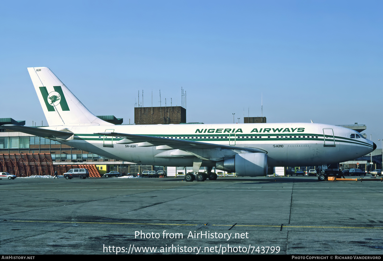 Aircraft Photo of 5N-AUH | Airbus A310-222 | Nigeria Airways | AirHistory.net #743799