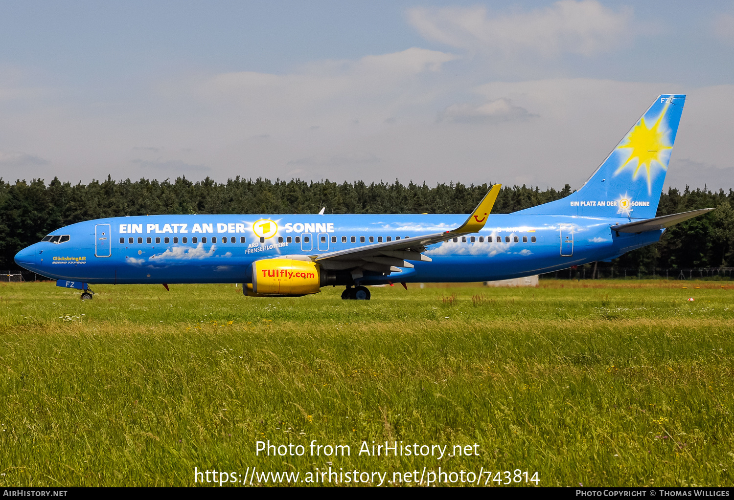 Aircraft Photo of D-AHFZ | Boeing 737-8K5 | TUIfly | AirHistory.net #743814