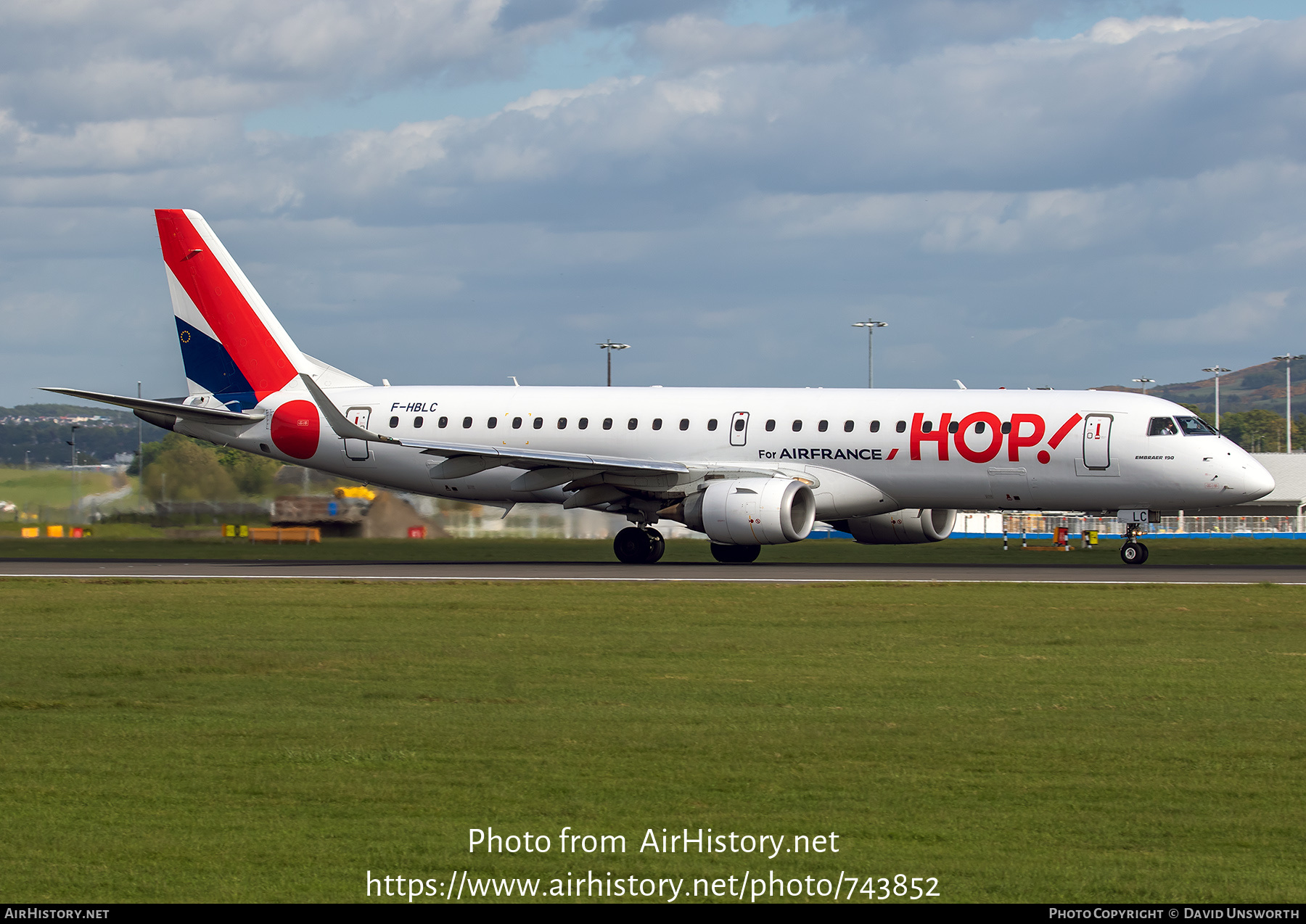 Aircraft Photo of F-HBLC | Embraer 190LR (ERJ-190-100LR) | Hop! | AirHistory.net #743852