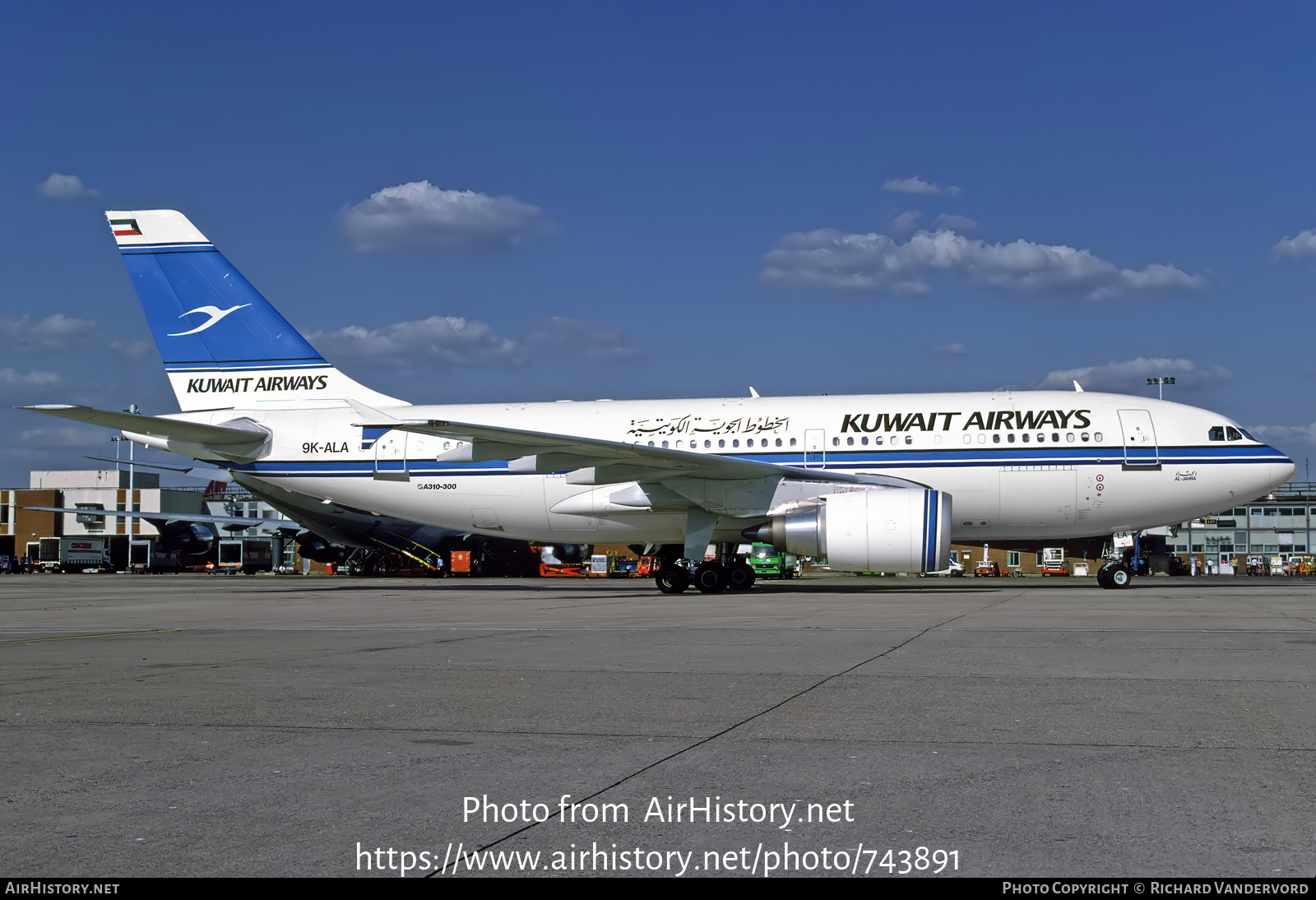 Aircraft Photo of 9K-ALA | Airbus A310-308 | Kuwait Airways | AirHistory.net #743891