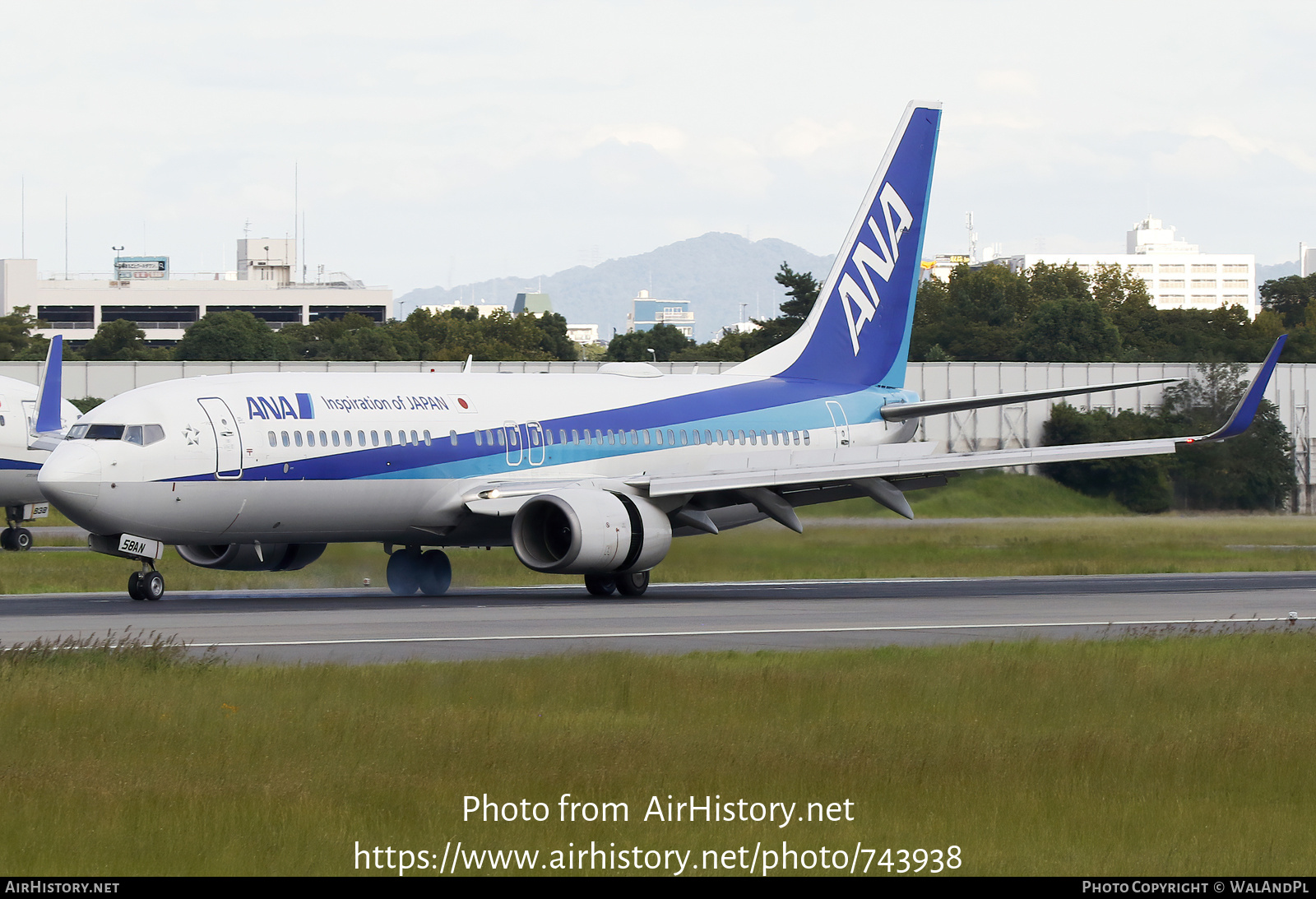 Aircraft Photo of JA58AN | Boeing 737-881 | All Nippon Airways - ANA | AirHistory.net #743938