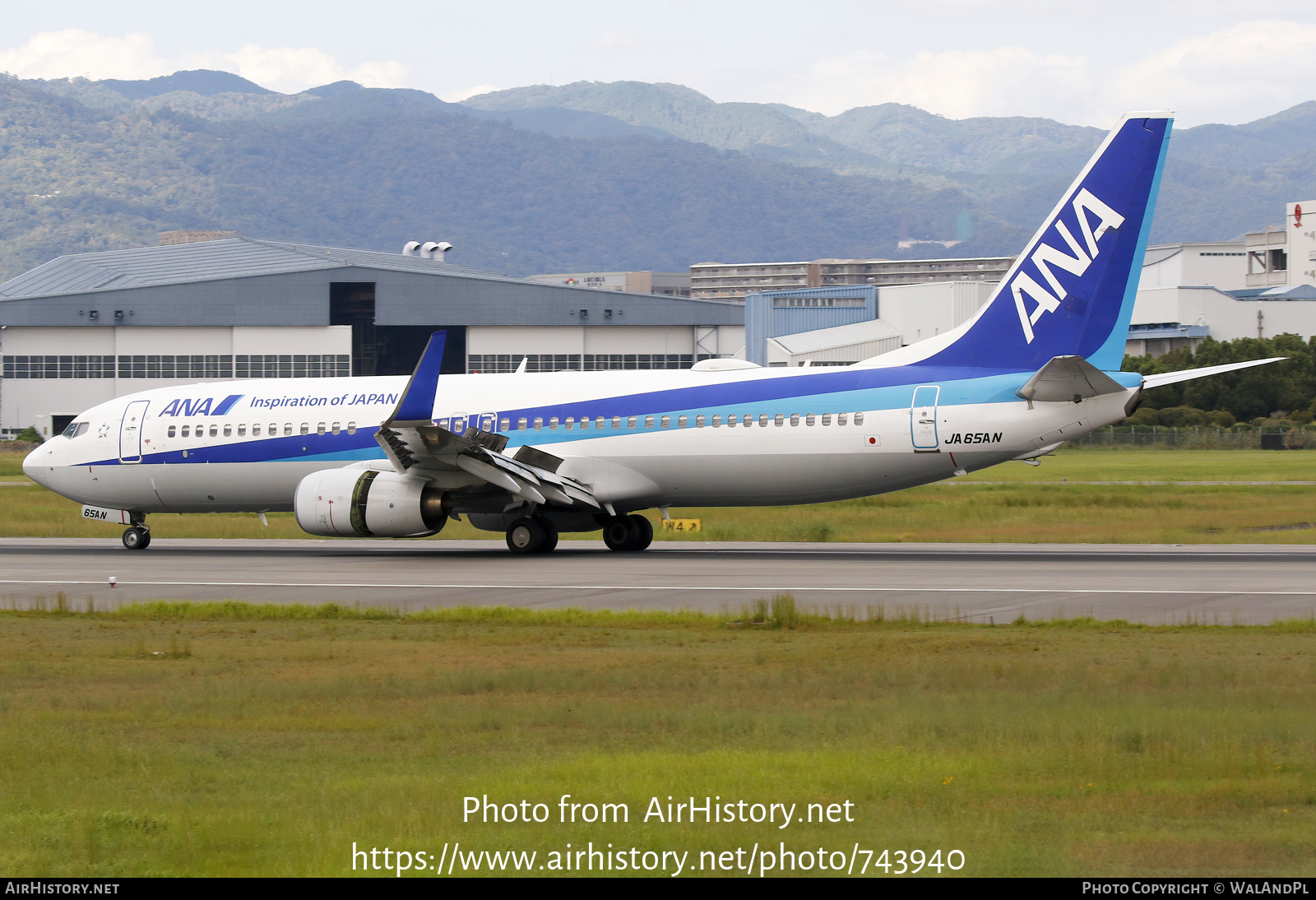 Aircraft Photo of JA65AN | Boeing 737-881 | All Nippon Airways - ANA | AirHistory.net #743940