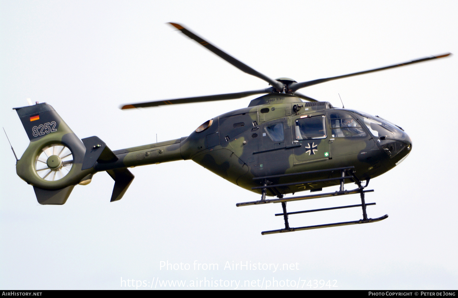 Aircraft Photo of 8252 | Eurocopter EC-135T-1 | Germany - Army | AirHistory.net #743942