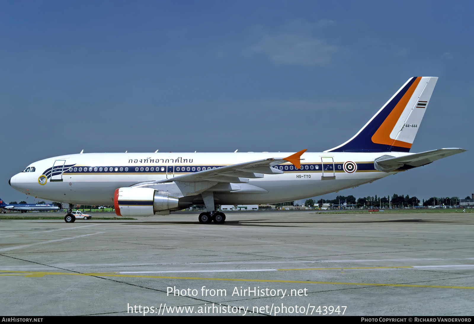 Aircraft Photo of 44-444 / HS-TYQ | Airbus A310-324 | Thailand - Air Force | AirHistory.net #743947