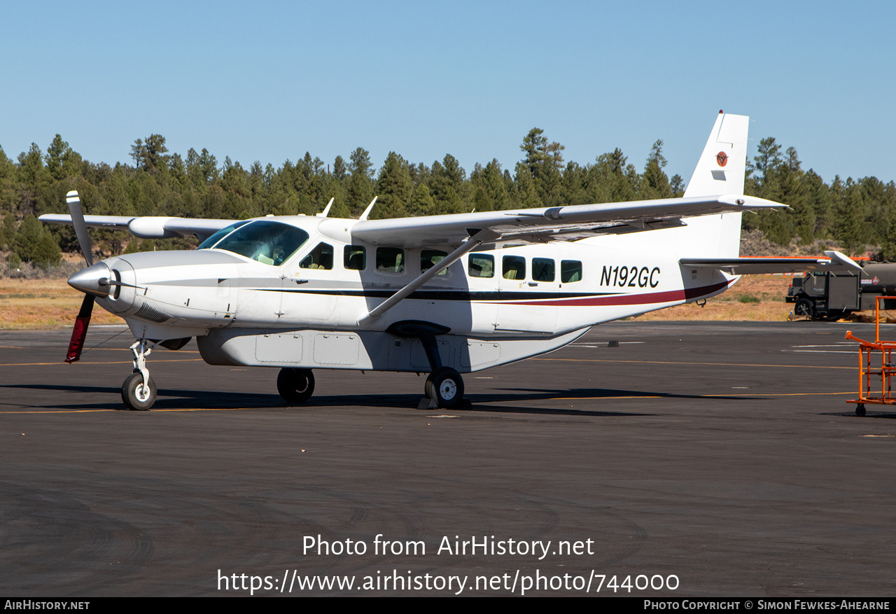 Aircraft Photo of N192GC | Cessna 208B Grand Caravan | Grand Canyon Scenic Airlines | AirHistory.net #744000