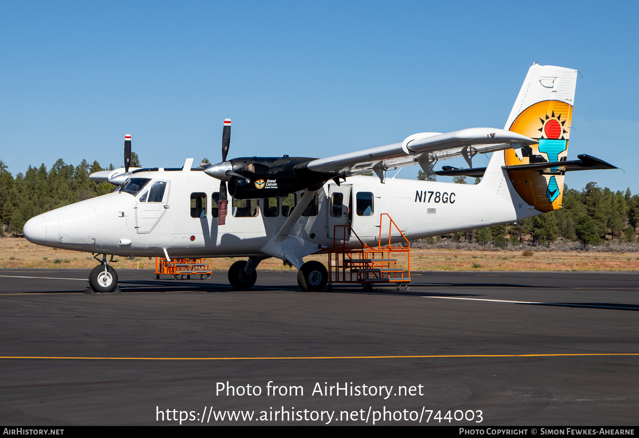 Aircraft Photo of N178GC | De Havilland Canada DHC-6-300 VistaLiner | Grand Canyon Scenic Airlines | AirHistory.net #744003