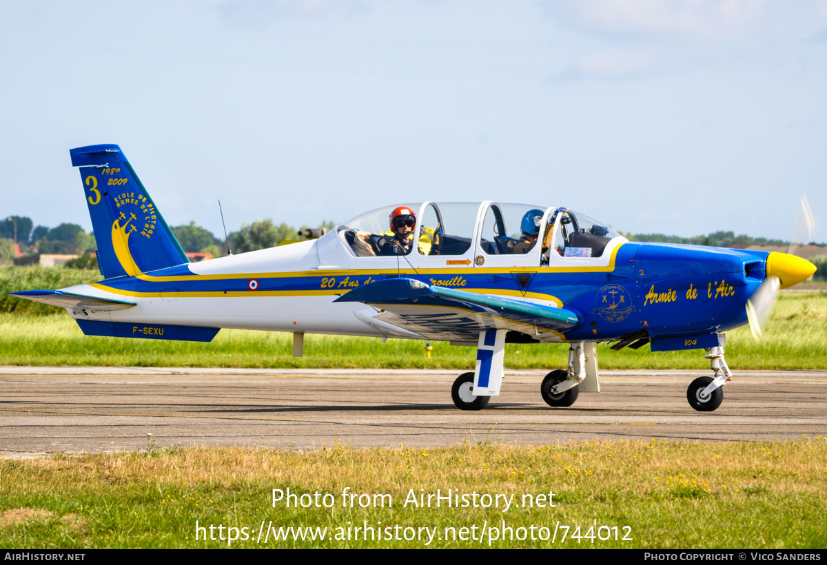 Aircraft Photo of 104 | Socata TB-30 Epsilon | France - Air Force | AirHistory.net #744012