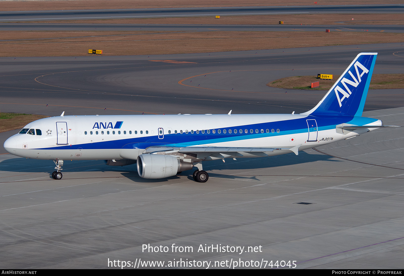 Aircraft Photo of JA207A | Airbus A320-214 | All Nippon Airways - ANA | AirHistory.net #744045