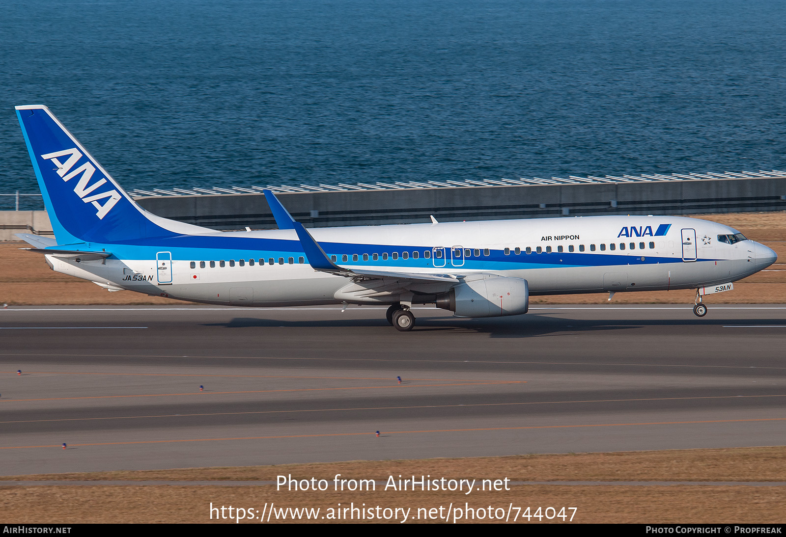 Aircraft Photo of JA53AN | Boeing 737-881 | All Nippon Airways - ANA | AirHistory.net #744047