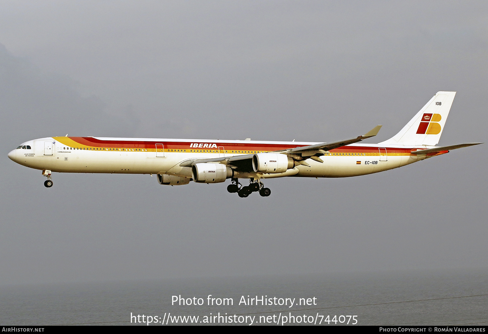 Aircraft Photo of EC-IOB | Airbus A340-642 | Iberia | AirHistory.net #744075