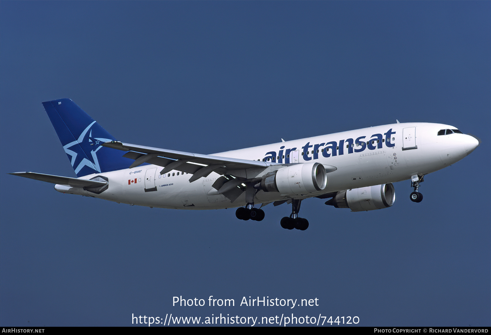 Aircraft Photo of C-GVAT | Airbus A310-304 | Air Transat | AirHistory.net #744120