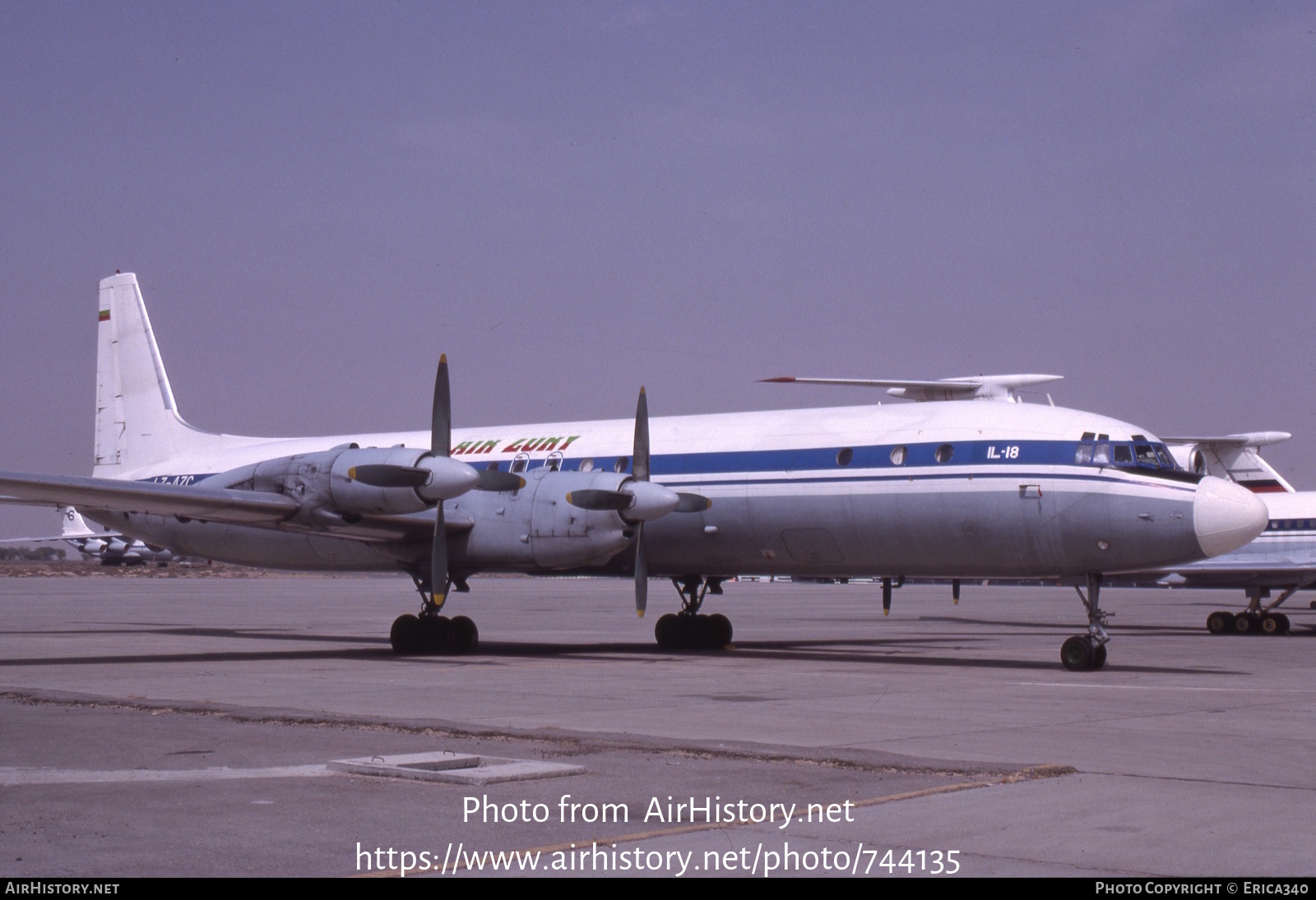 Aircraft Photo of LZ-AZC | Ilyushin Il-18V | Air Zory | AirHistory.net #744135