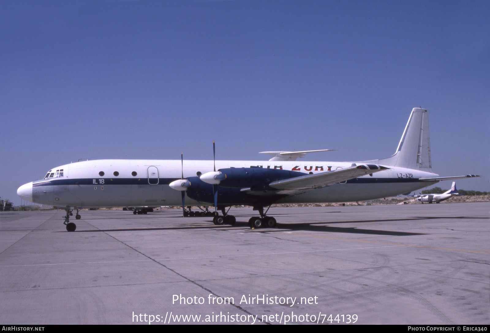 Aircraft Photo of LZ-AZR | Ilyushin Il-18D | Air Zory | AirHistory.net #744139