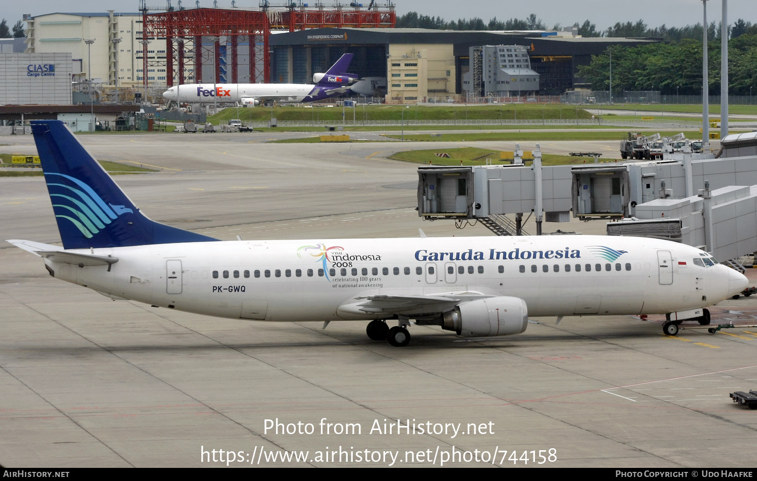 Aircraft Photo of PK-GWQ | Boeing 737-4U3 | Garuda Indonesia | AirHistory.net #744158