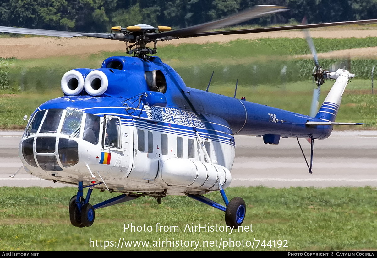 Aircraft Photo of 736 | Mil Mi-8P | Romania - IGAv | AirHistory.net #744192