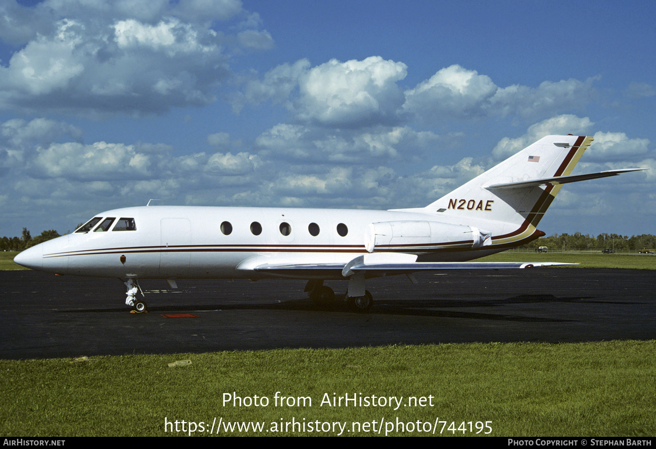 Aircraft Photo of N20AE | Dassault Falcon 20F | AirHistory.net #744195