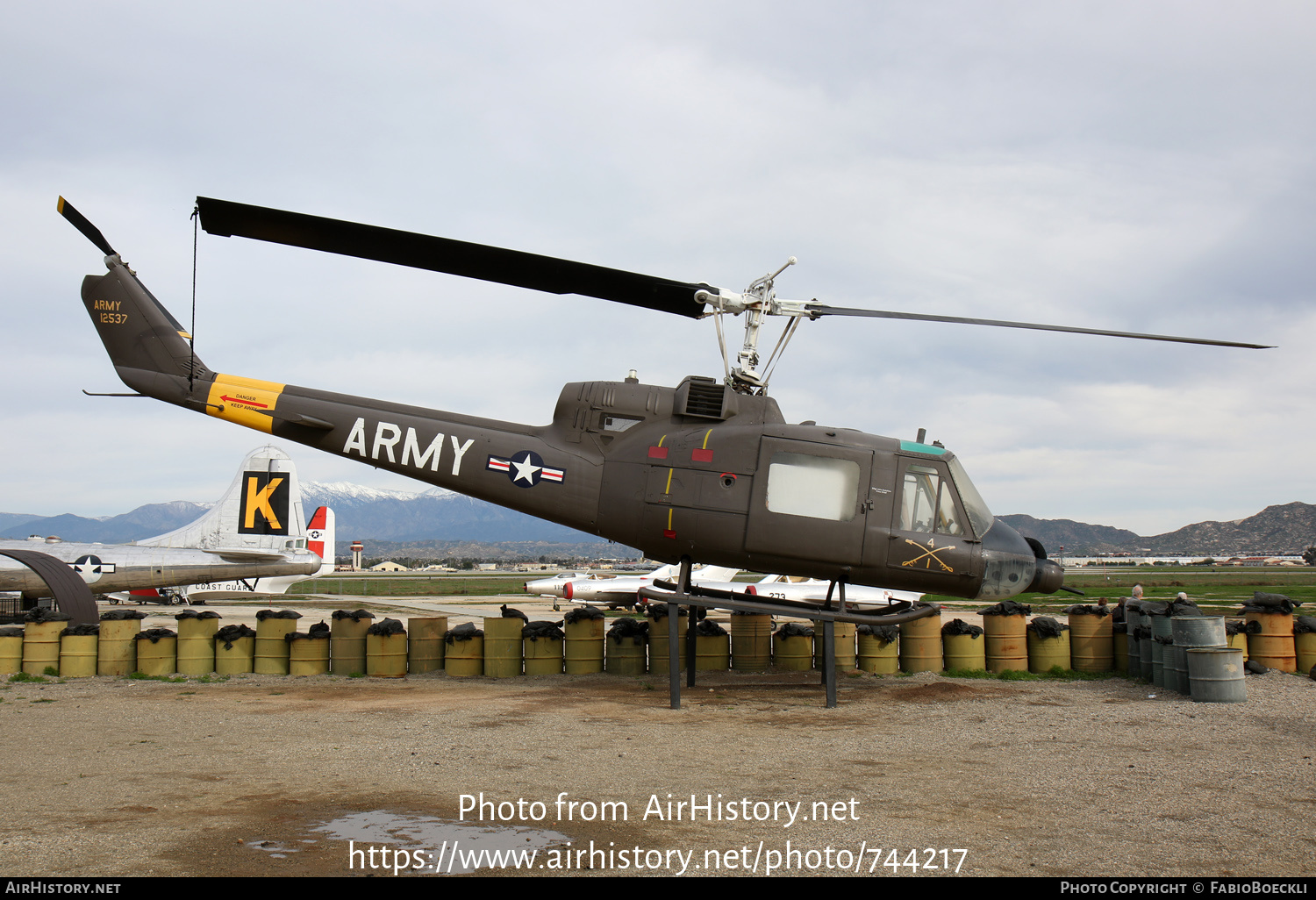 Aircraft Photo of 62-12537 / 12537 | Bell UH-1B Iroquois | USA - Army | AirHistory.net #744217