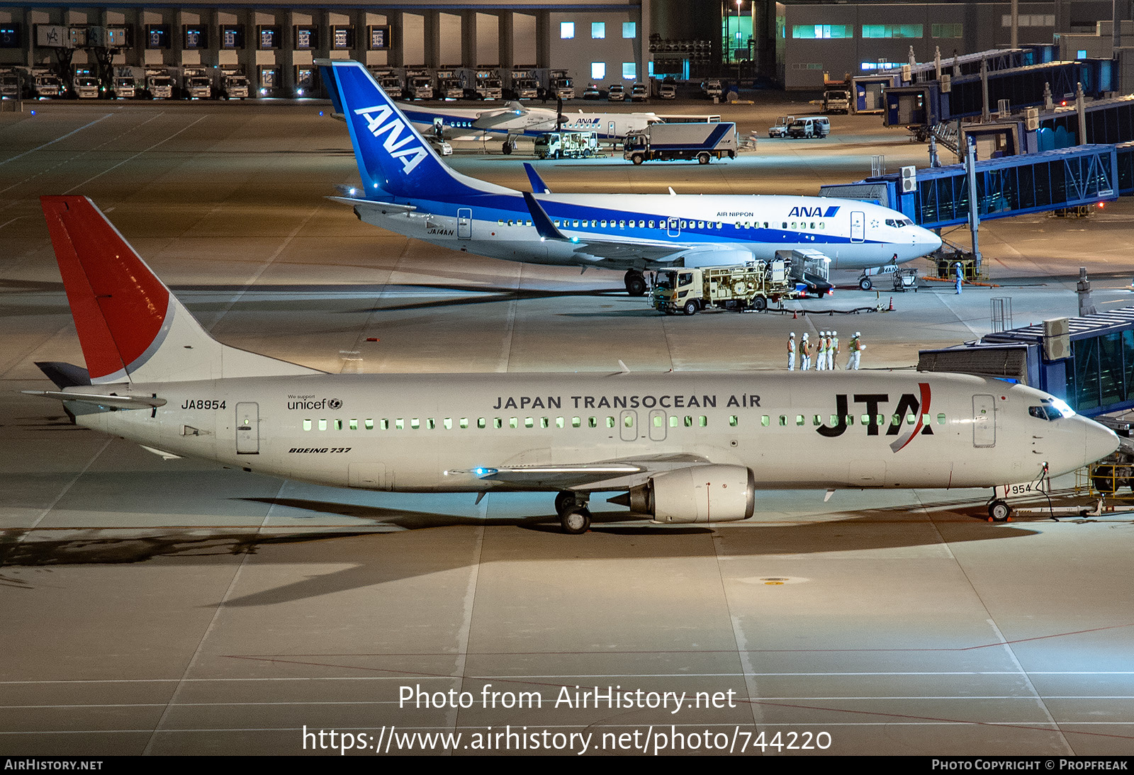 Aircraft Photo of JA8954 | Boeing 737-4K5 | Japan TransOcean Air - JTA | AirHistory.net #744220