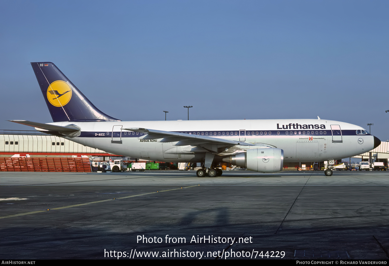 Aircraft Photo of D-AICC | Airbus A310-203 | Lufthansa | AirHistory.net #744229