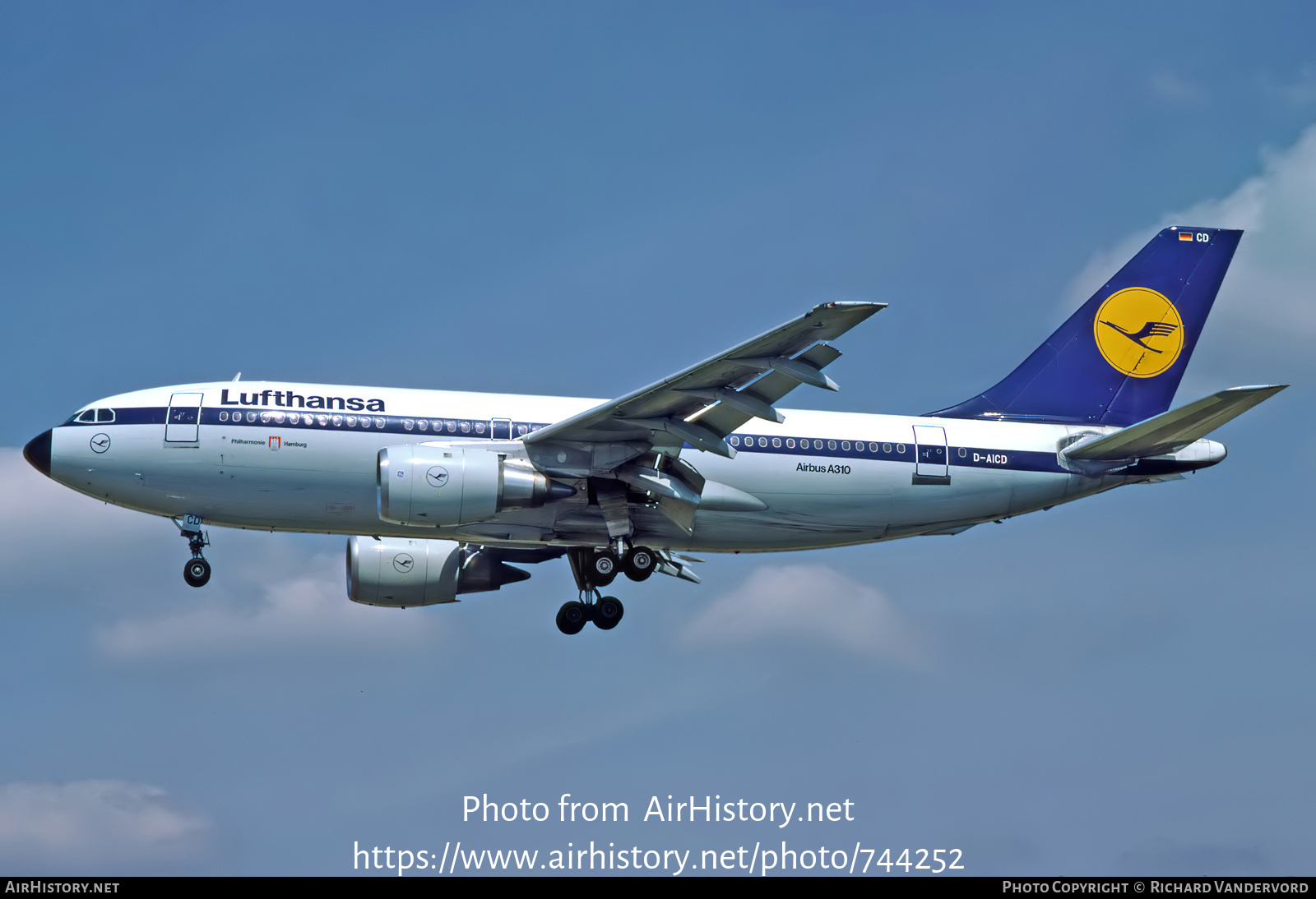 Aircraft Photo of D-AICD | Airbus A310-203 | Lufthansa | AirHistory.net #744252