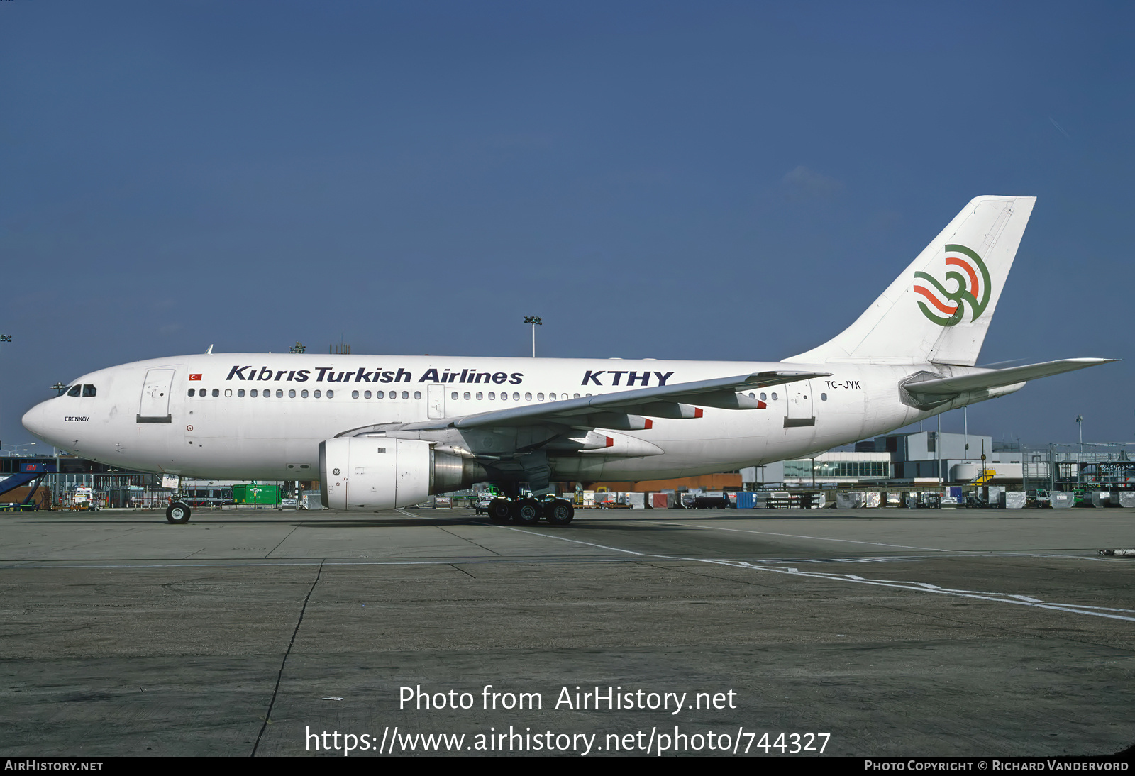 Aircraft Photo of TC-JYK | Airbus A310-203 | KTHY Kibris Turkish Airlines | AirHistory.net #744327