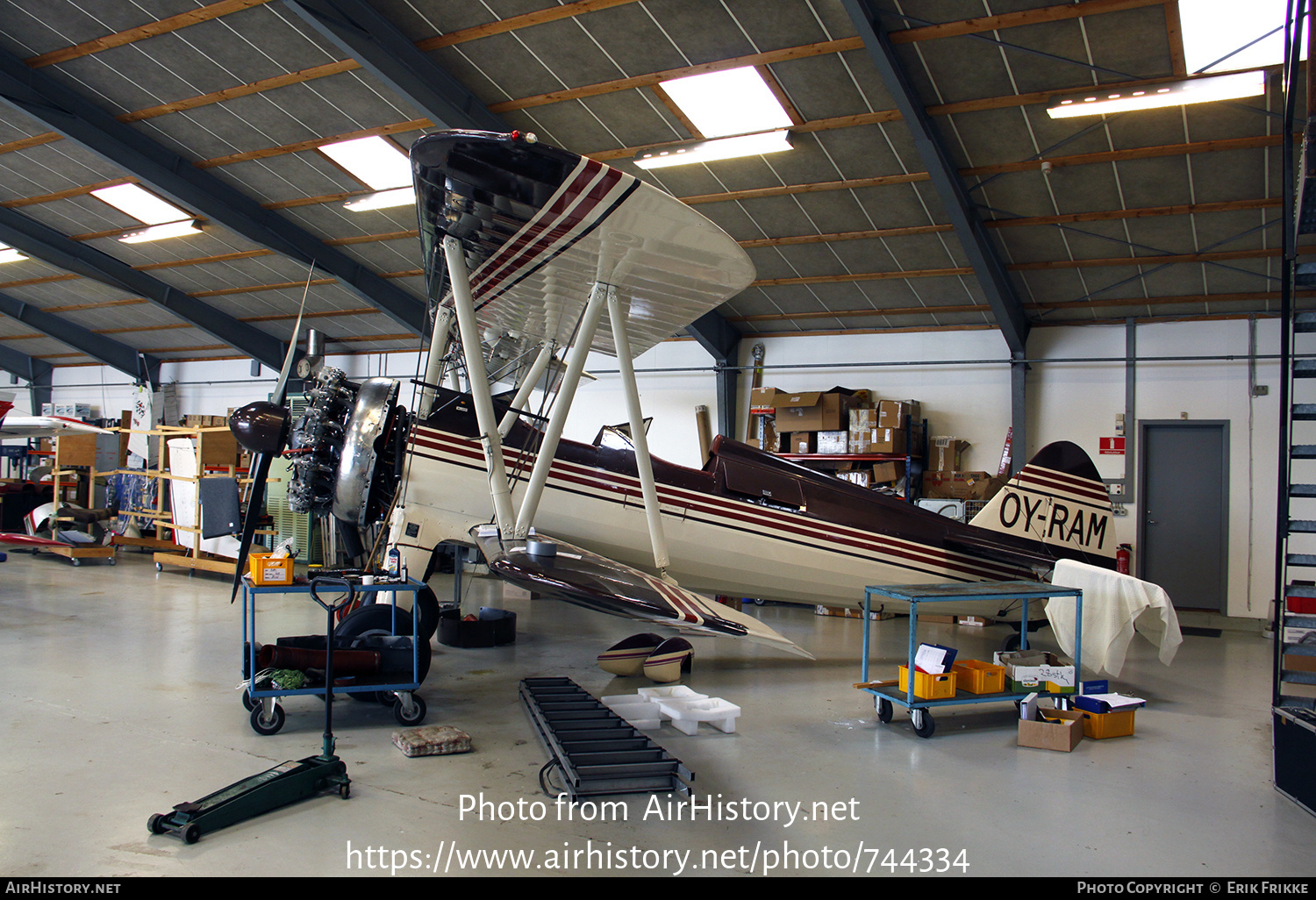 Aircraft Photo of OY-RAM | Stearman A75N1 Kaydet | AirHistory.net #744334