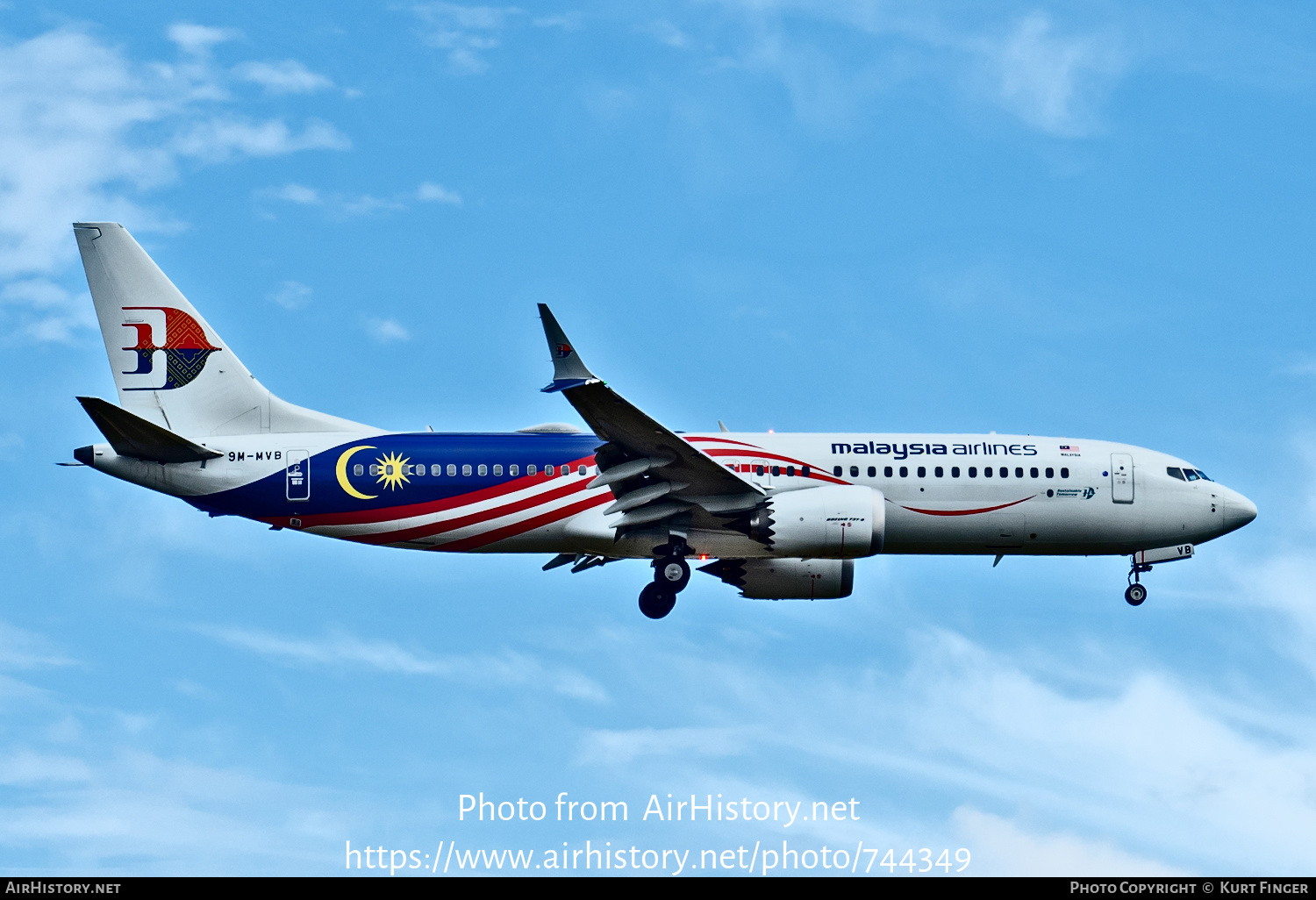 Aircraft Photo of 9M-MVB | Boeing 737-8 Max 8 | Malaysia Airlines | AirHistory.net #744349