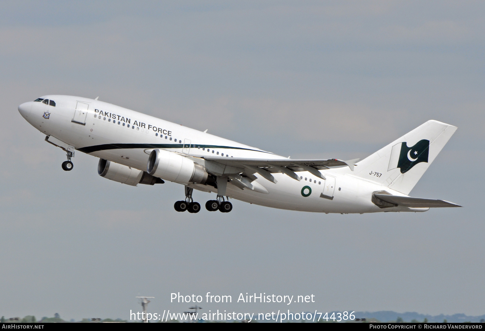 Aircraft Photo of J-757 | Airbus A310-304 | Pakistan - Air Force | AirHistory.net #744386