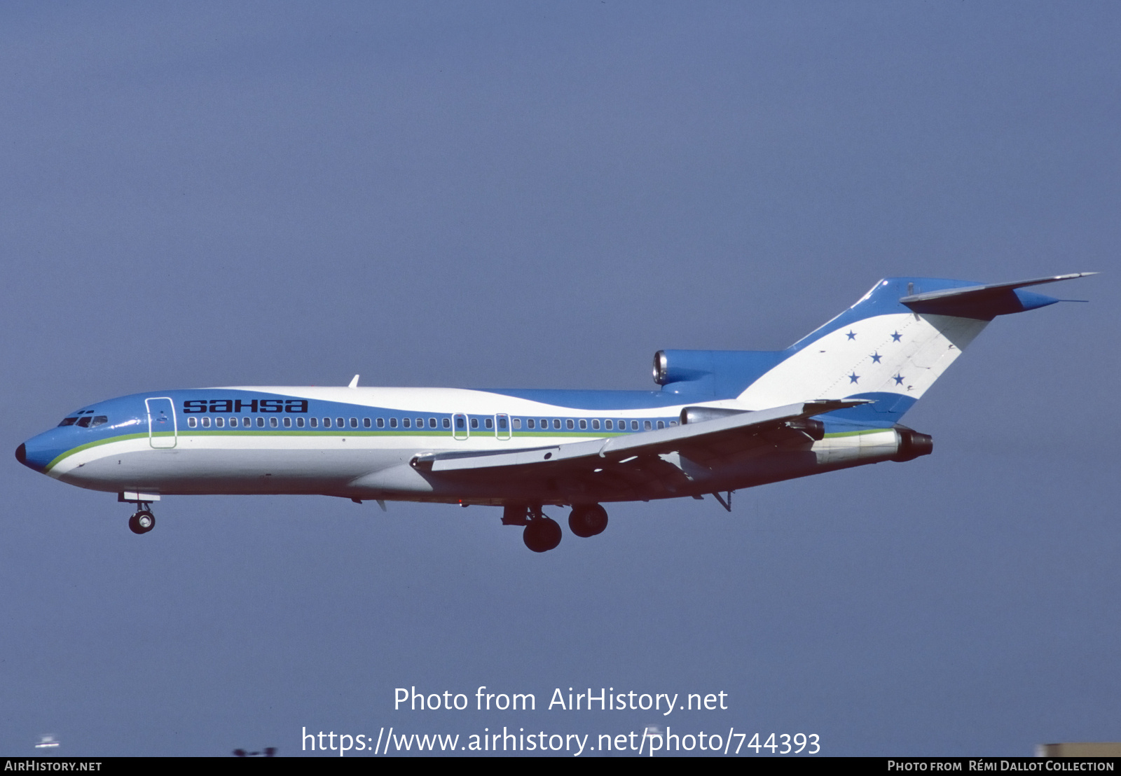 Aircraft Photo of HR-SHE | Boeing 727-81 | SAHSA - Servicio Aéreo de Honduras | AirHistory.net #744393