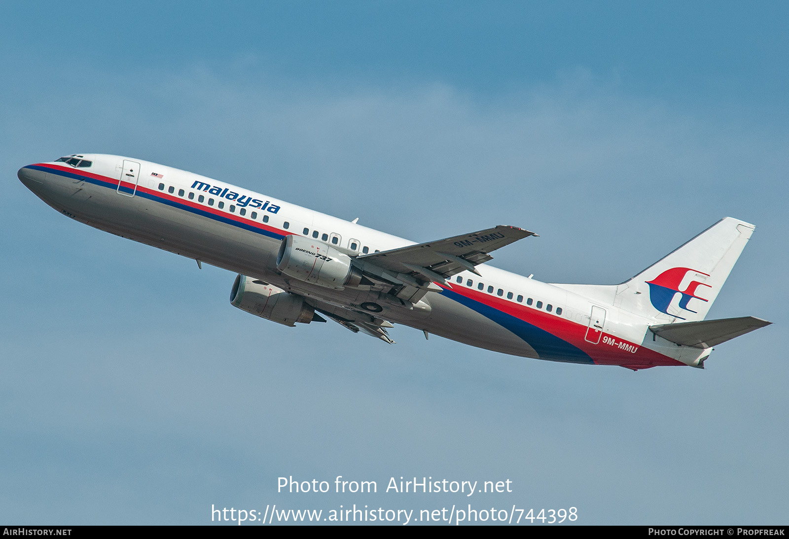 Aircraft Photo of 9M-MMU | Boeing 737-4H6 | Malaysia Airlines | AirHistory.net #744398