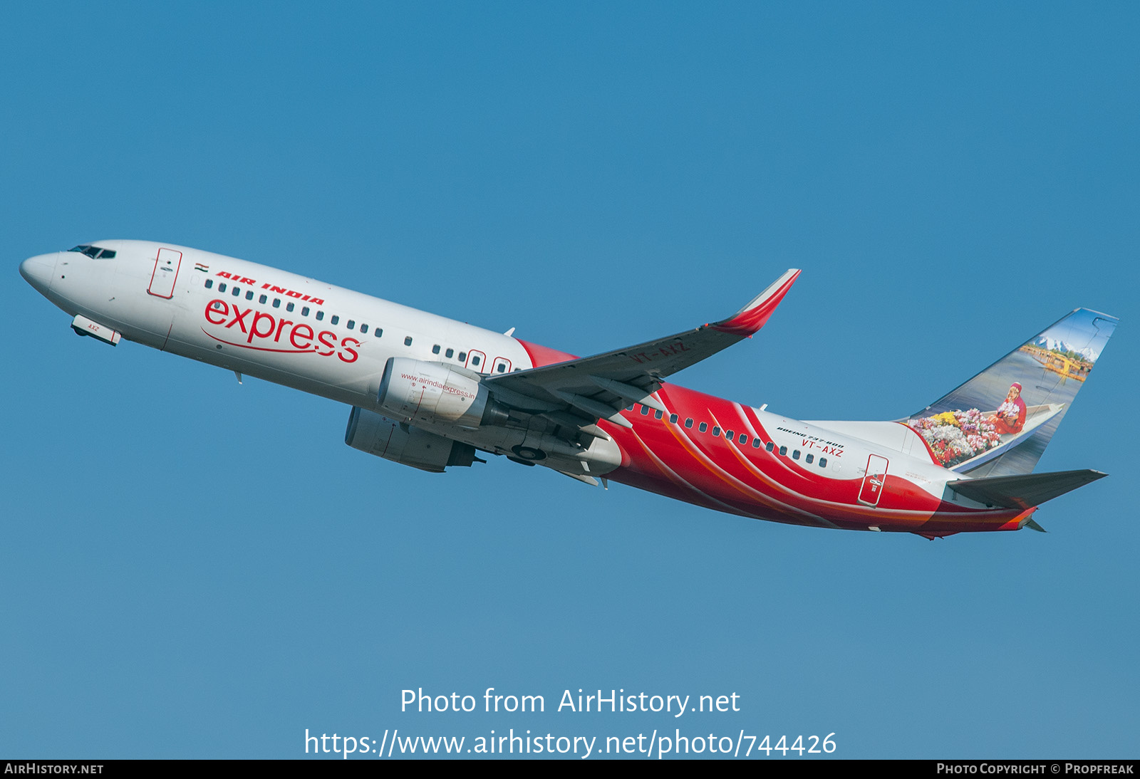 Aircraft Photo of VT-AXZ | Boeing 737-8HG | Air India Express | AirHistory.net #744426