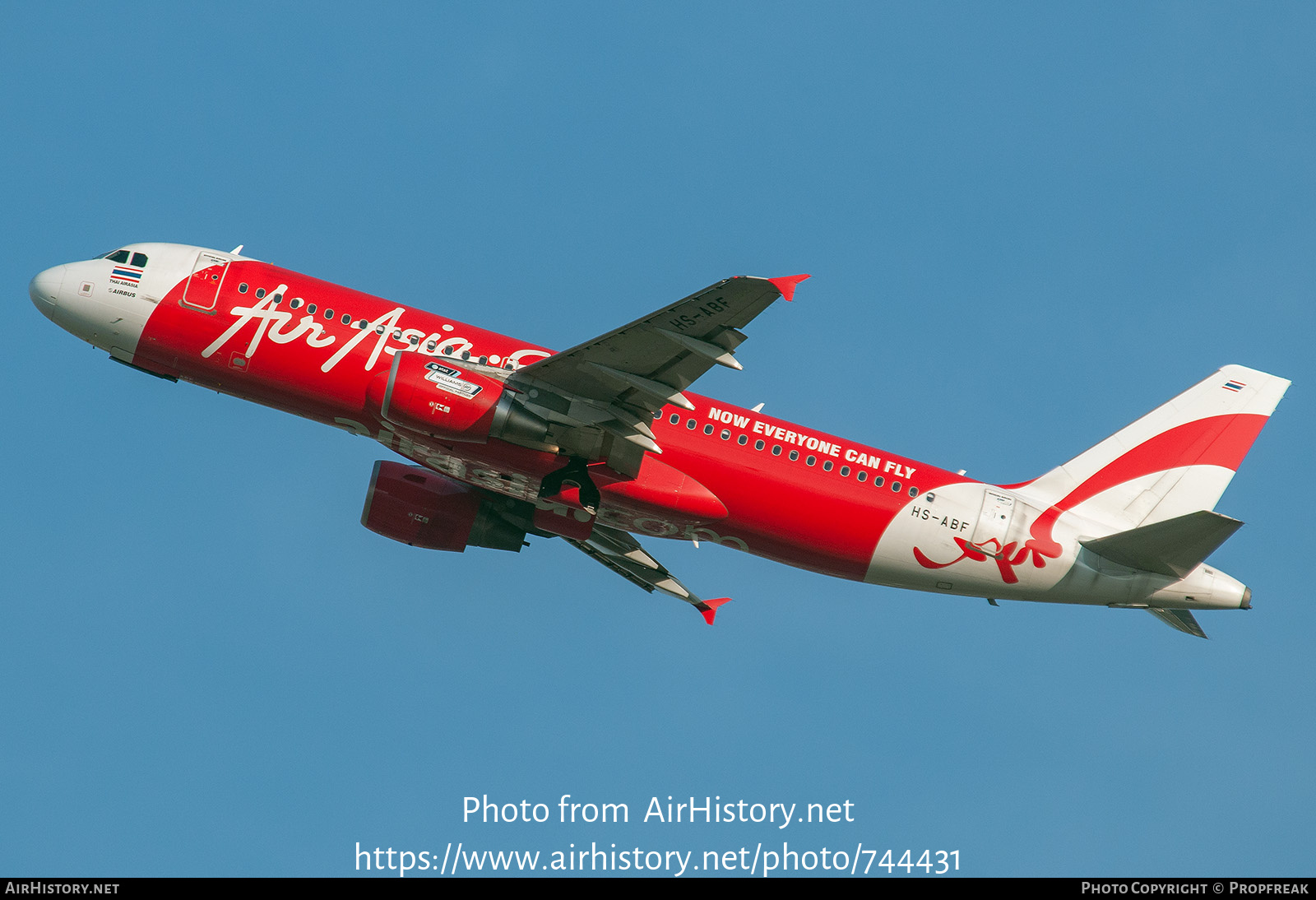 Aircraft Photo of HS-ABF | Airbus A320-216 | AirAsia | AirHistory.net #744431