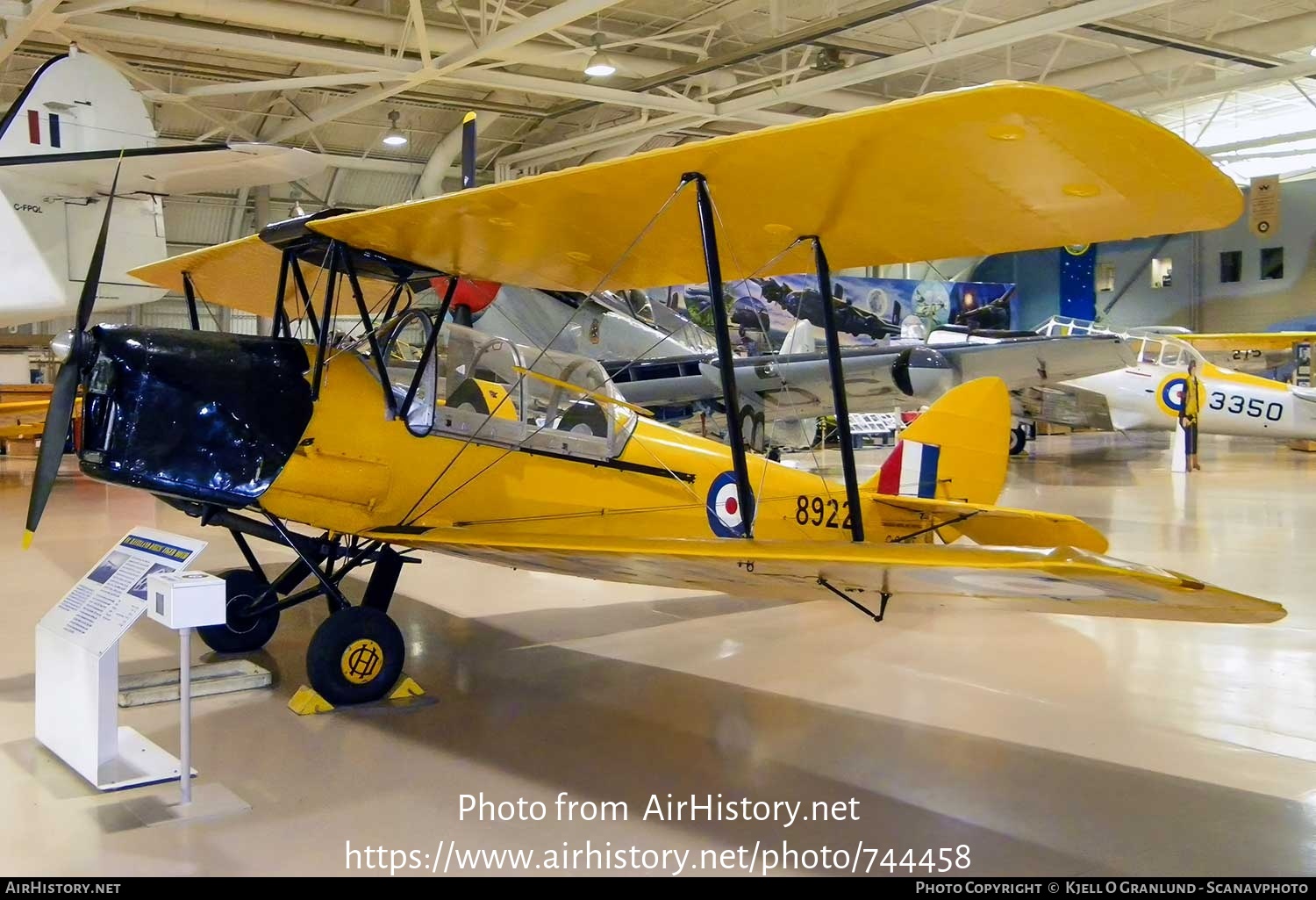 Aircraft Photo of C-GCWT | De Havilland D.H. 82C Tiger Moth II | Canadian Warplane Heritage | Canada - Air Force | AirHistory.net #744458