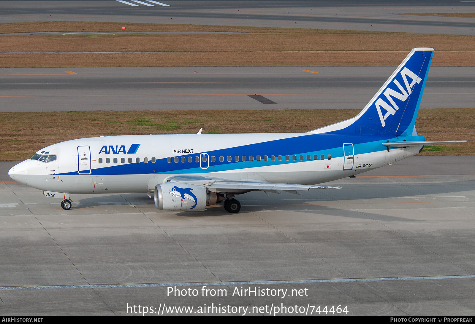 Aircraft Photo of JA304K | Boeing 737-54K | All Nippon Airways - ANA | AirHistory.net #744464