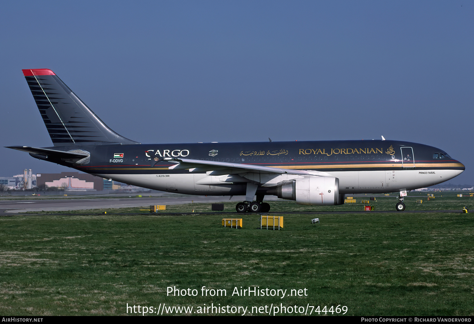 Aircraft Photo of F-ODVG | Airbus A310-304/F | Royal Jordanian Airlines Cargo | AirHistory.net #744469