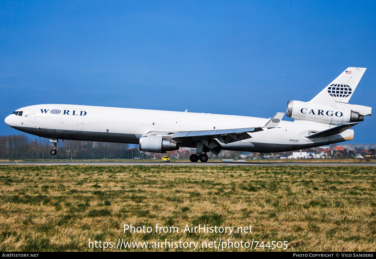 Aircraft Photo of N380WA | McDonnell Douglas MD-11/F | World Airways Cargo | AirHistory.net #744505