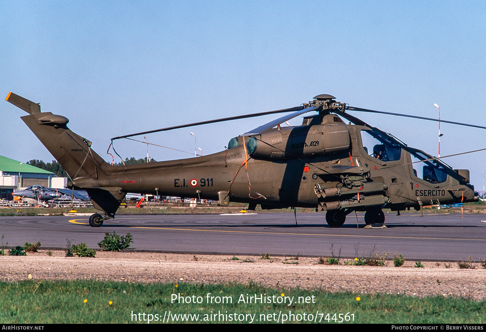 Aircraft Photo of MM81324 | Agusta A-129D Mangusta | Italy - Army | AirHistory.net #744561