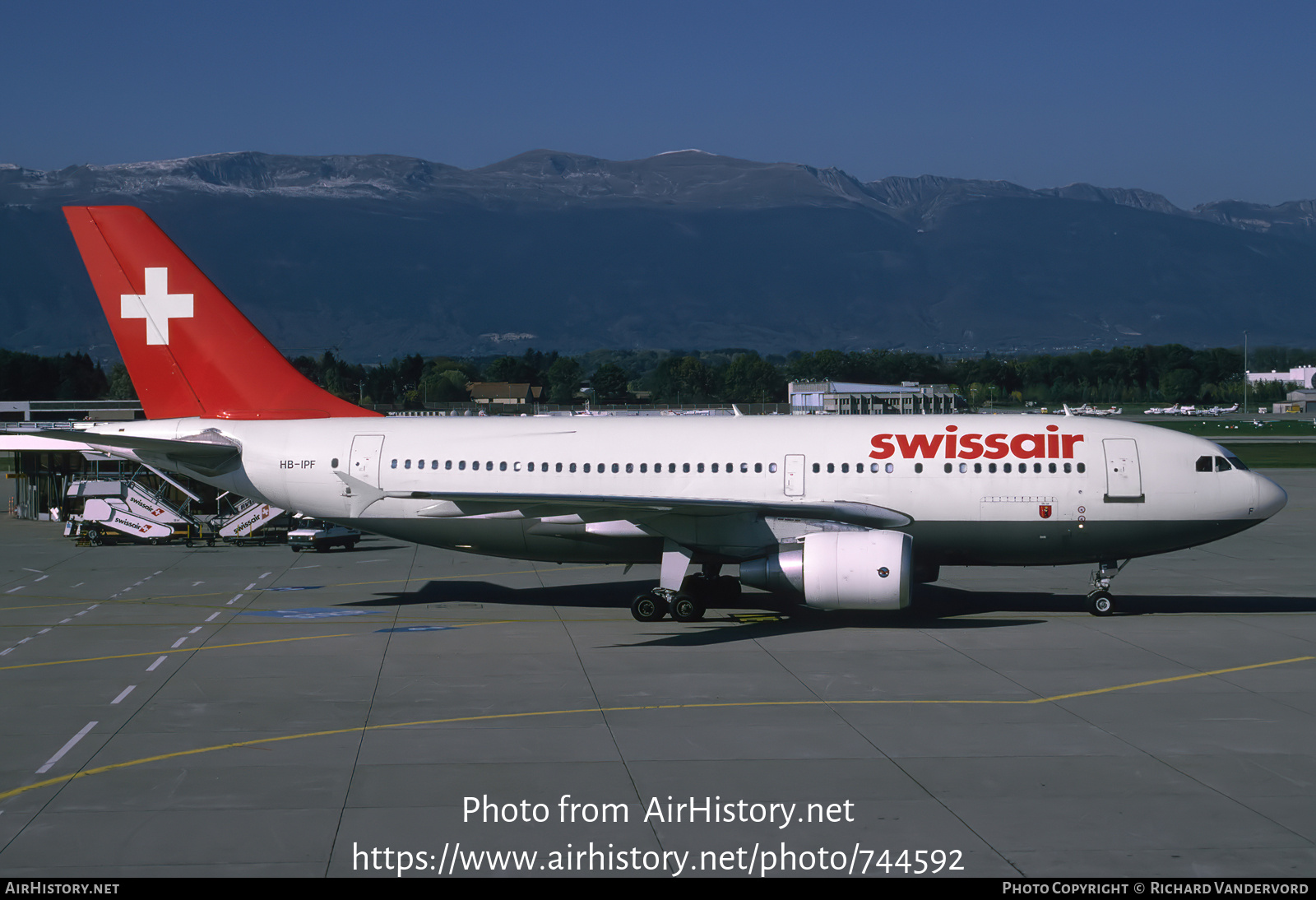 Aircraft Photo of HB-IPF | Airbus A310-322 | Swissair | AirHistory.net #744592