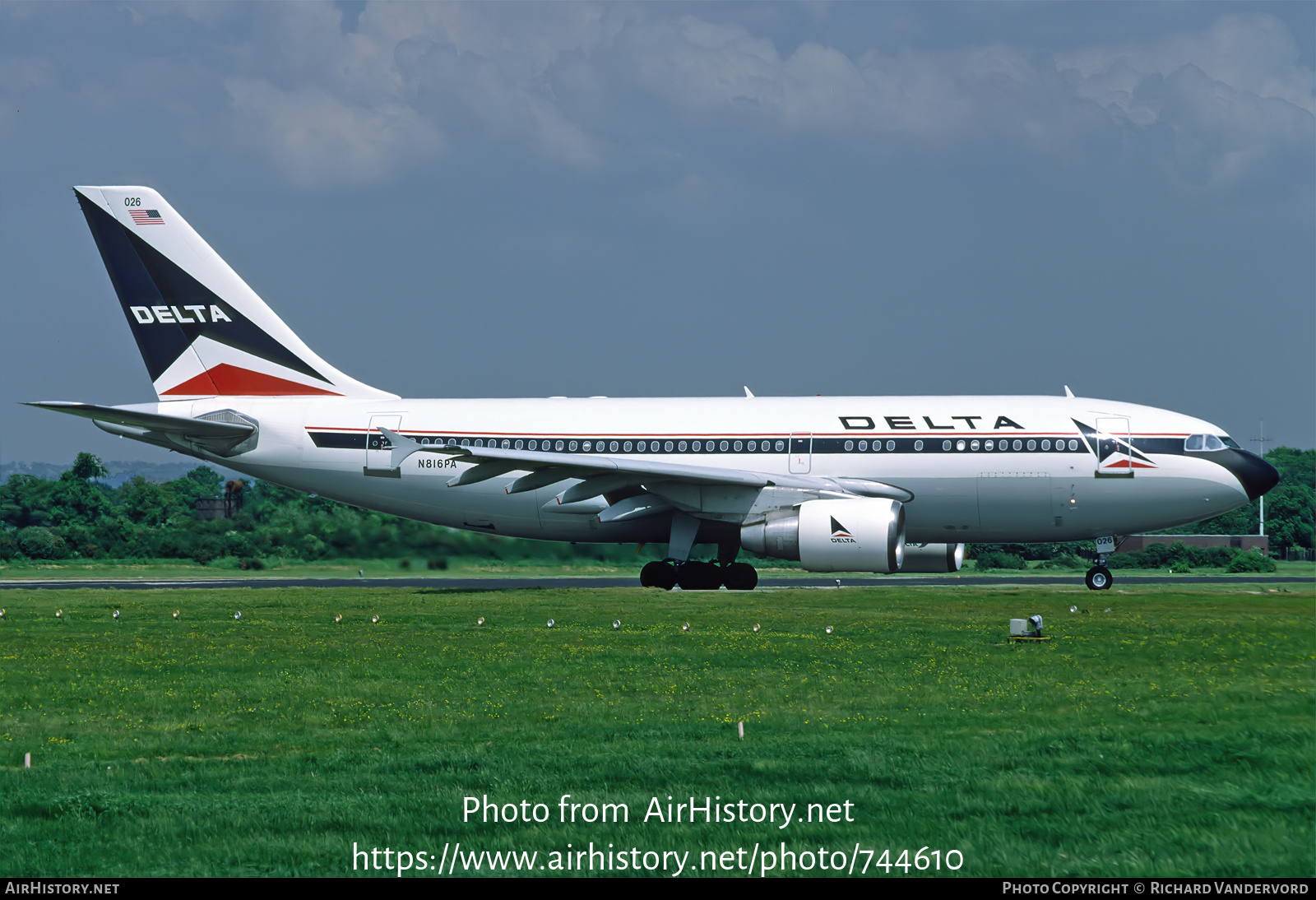 Aircraft Photo of N816PA | Airbus A310-324/ET | Delta Air Lines | AirHistory.net #744610