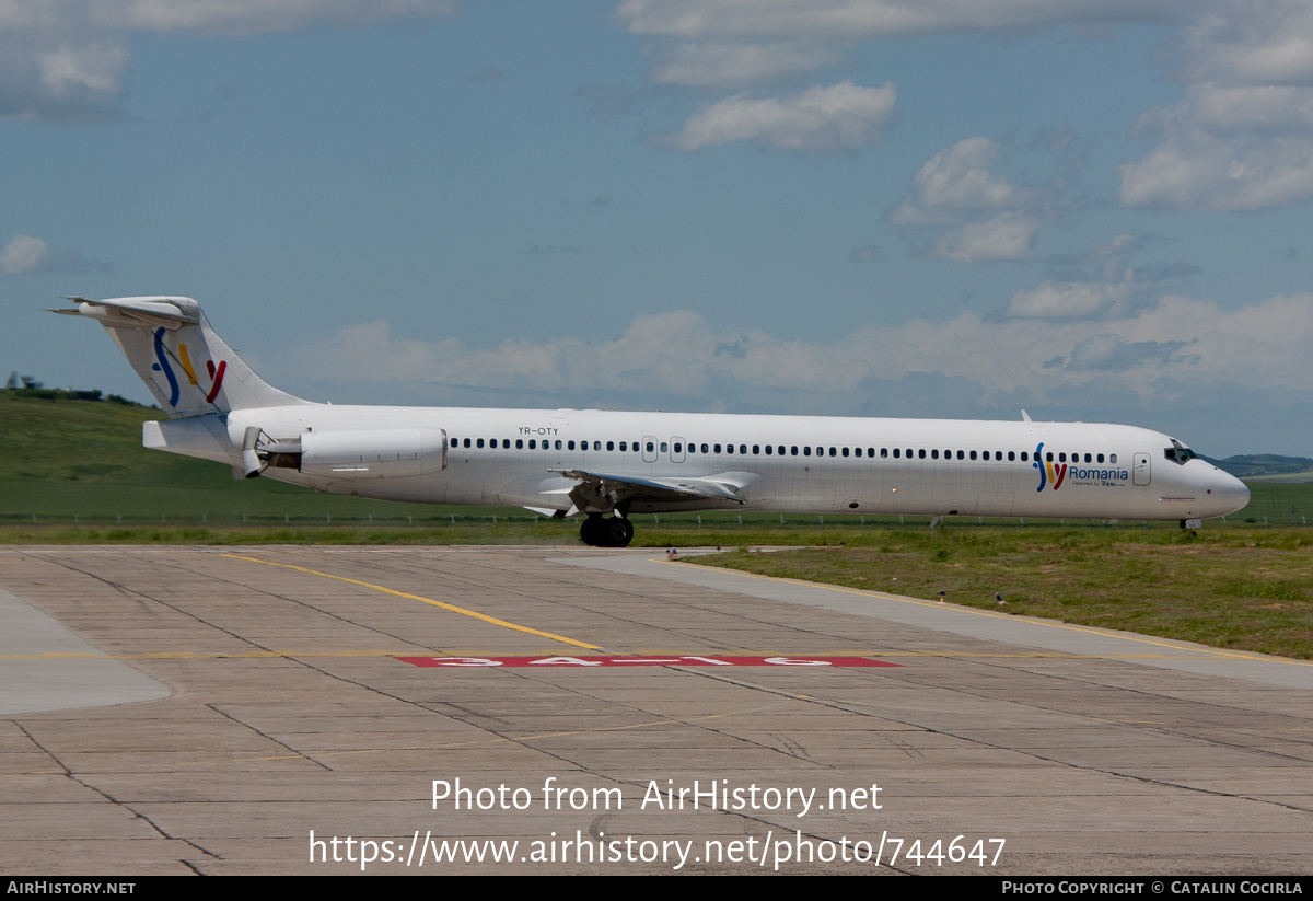 Aircraft Photo of YR-OTY | McDonnell Douglas MD-83 (DC-9-83) | Fly Romania | AirHistory.net #744647