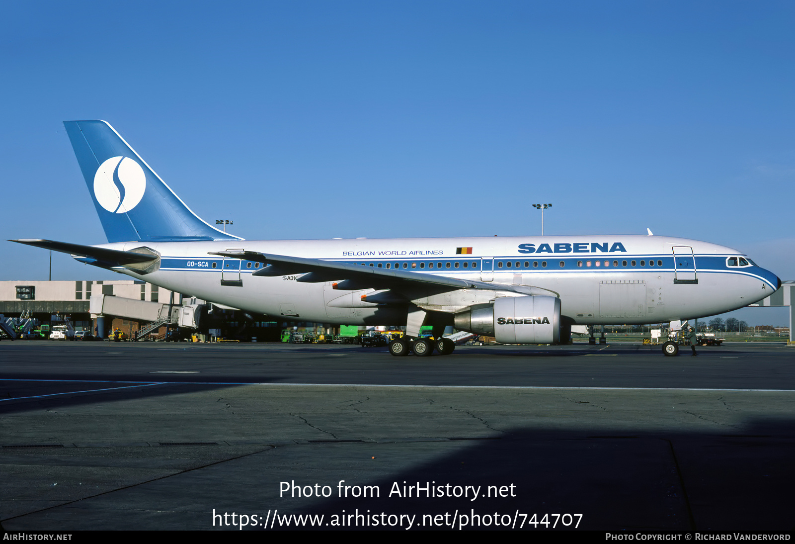 Aircraft Photo of OO-SCA | Airbus A310-222 | Sabena | AirHistory.net #744707