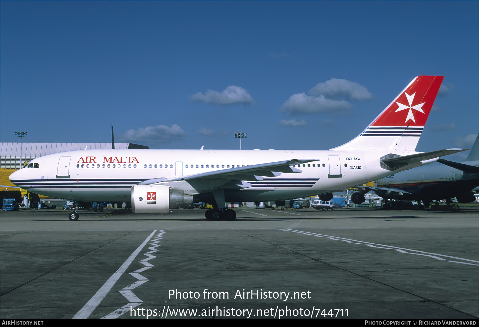 Aircraft Photo of OO-SCI | Airbus A310-222 | Air Malta | AirHistory.net #744711