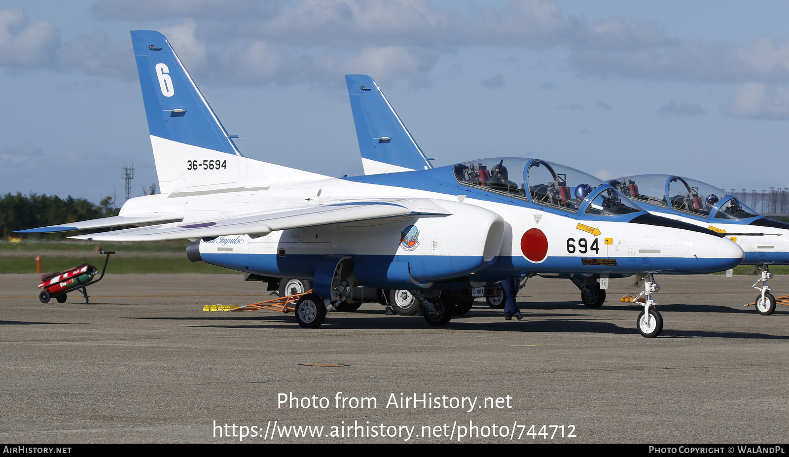 Aircraft Photo of 36-5694 | Kawasaki T-4 | Japan - Air Force | AirHistory.net #744712