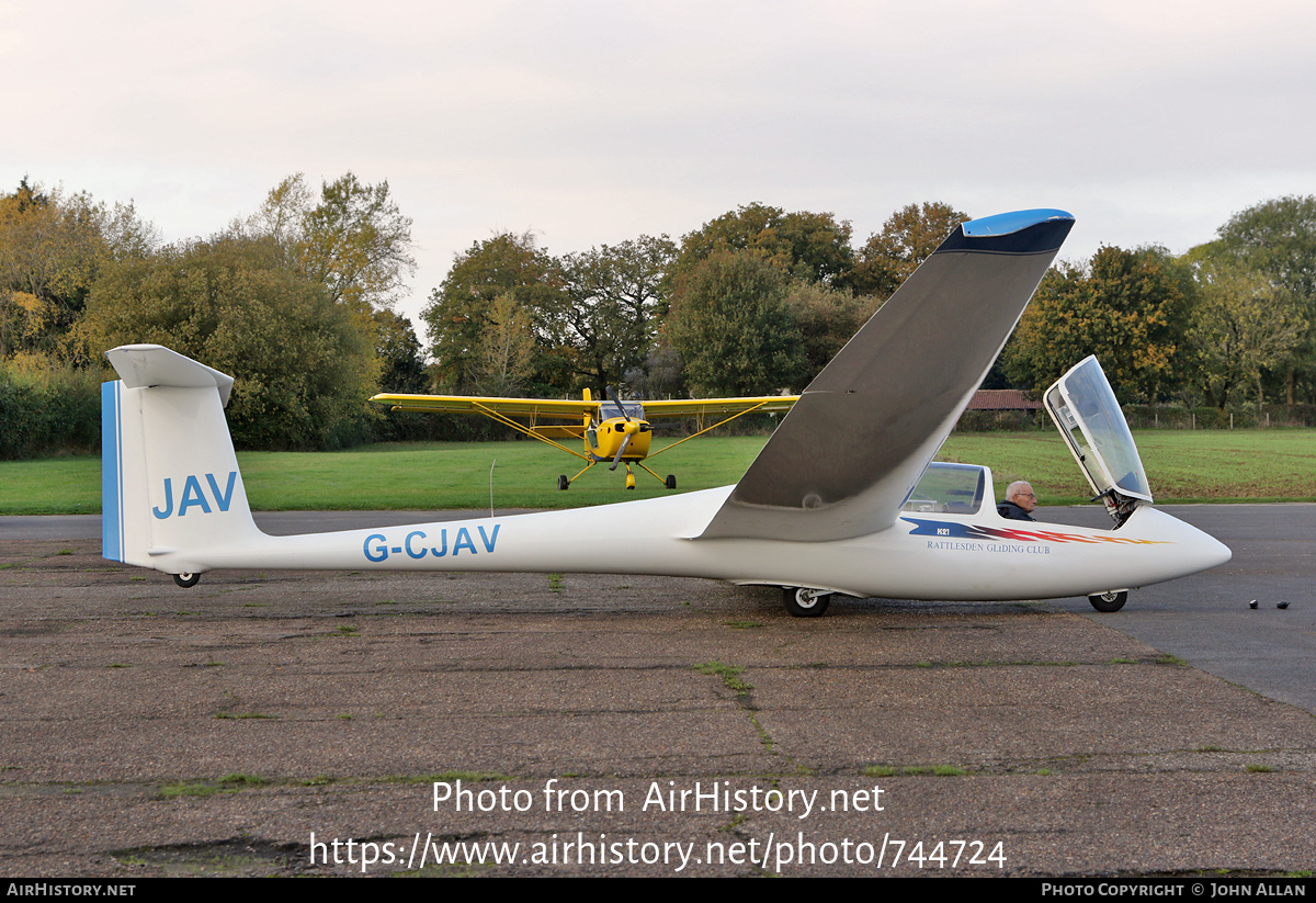 Aircraft Photo of G-CJAV | Schleicher ASK-21 | Rattlesden Gliding Club | AirHistory.net #744724