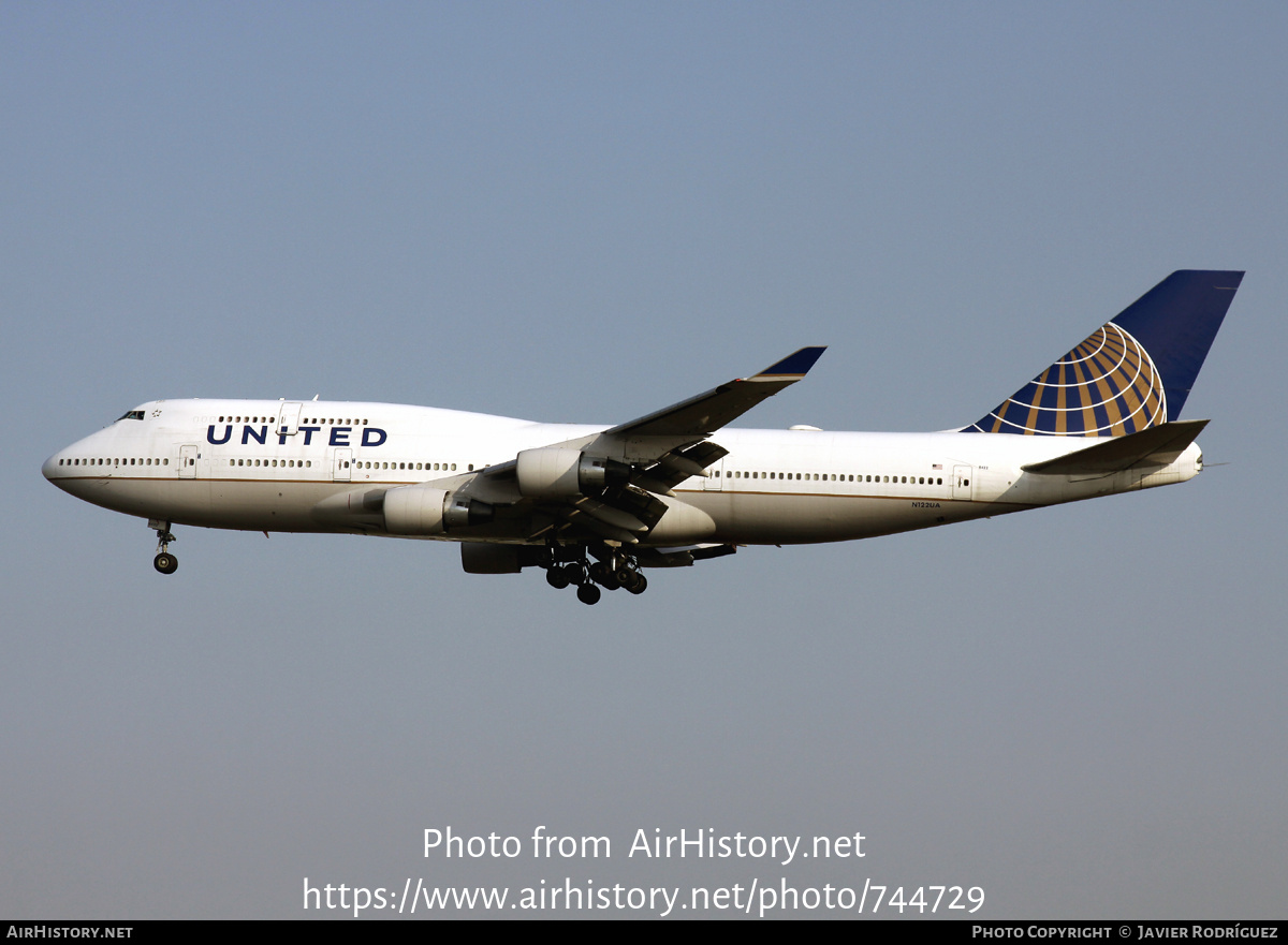 Aircraft Photo of N122UA | Boeing 747-422 | United Airlines | AirHistory.net #744729