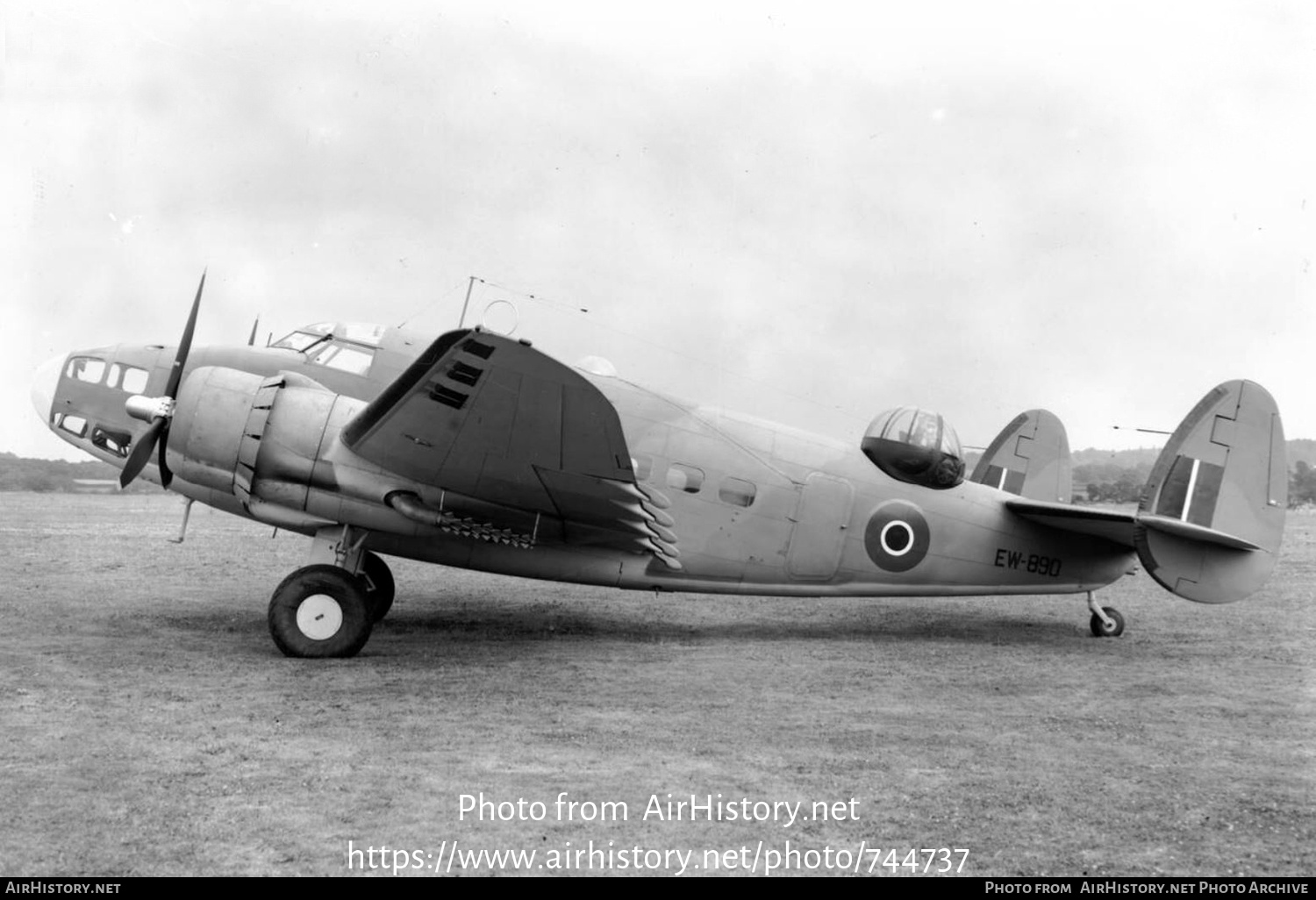 Aircraft Photo of EW890 | Lockheed 414 Hudson Mk.VI | UK - Air Force | AirHistory.net #744737