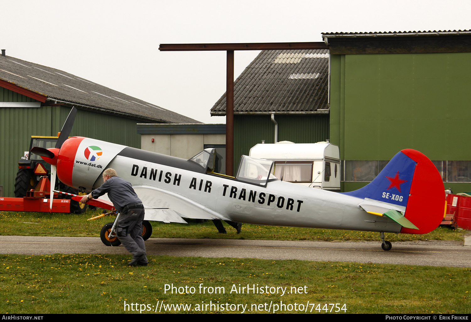 Aircraft Photo of SE-XOG | Yakovlev Yak-50 | AirHistory.net #744754